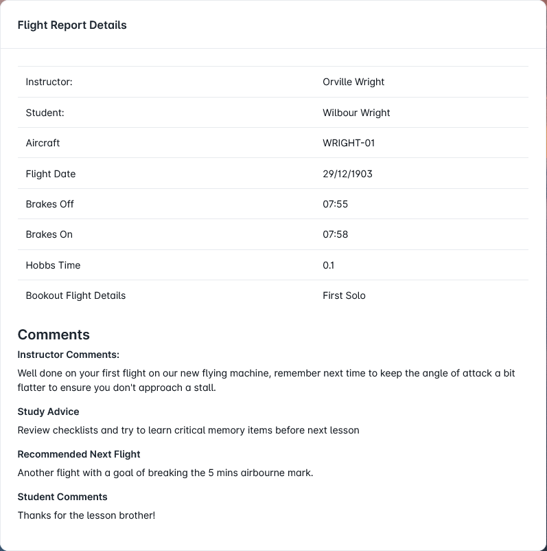 Plogbook Student Records